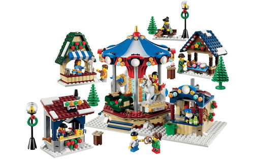 乐高 LEGO 10235 创意百变高手 冬季村庄市场 2013速拼评测