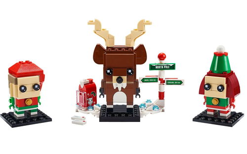 乐高 LEGO 40353 方头仔 圣诞节驯鹿与圣诞精灵  2019速拼评测