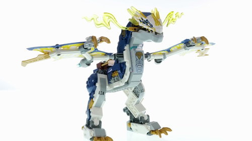 乐高幻影忍者  Rogue s Mech Dragon Rider 71843 速拼