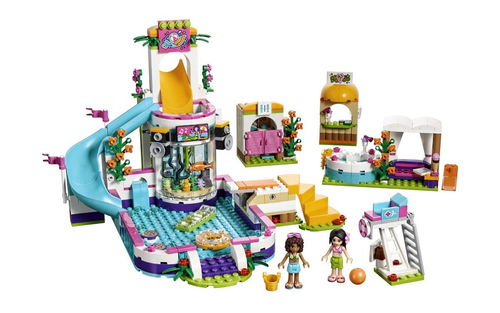 乐高 LEGO 41313 好朋友 心湖城夏季游泳池 2017速拼评测
