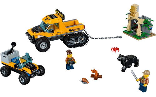 乐高 LEGO 60159 城市系列 丛林半履带车 2017速拼评测