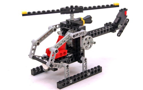 乐高 LEGO 8825 科技机械组 夜间直升飞机 1990速拼评测