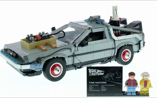 乐高回到未来DeLorean Time MAchine 10300  速拼