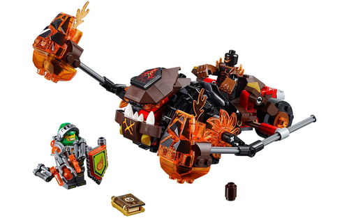 乐高 LEGO 70313 未来骑士团 摩托尔的熔岩粉碎机 2016速拼评测