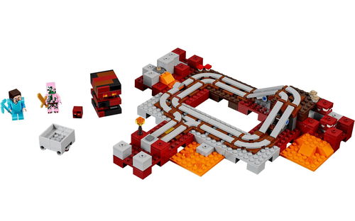 乐高 LEGO 21130 Minecraft 我的世界 地下铁路 速拼评测