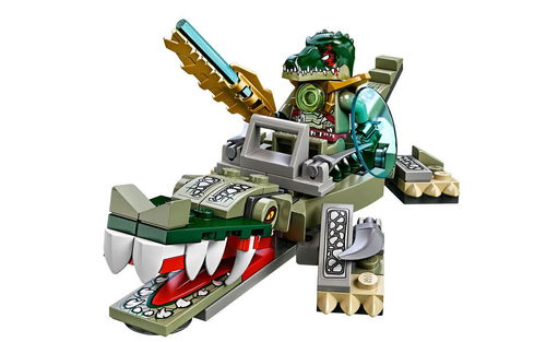 乐高 LEGO 70126 Chima 气功传奇 蛮鳄神兽 2014速拼评测