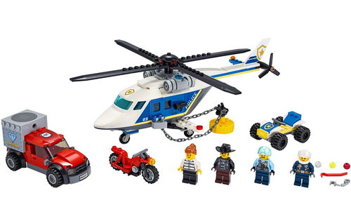 乐高 LEGO 60243 城市系列 警用直升机追逐 2020速拼评测