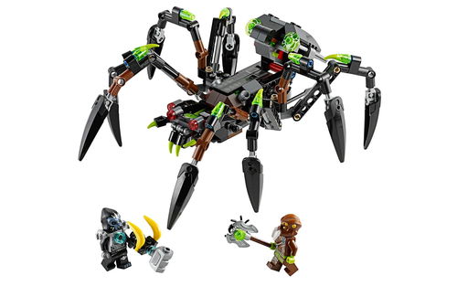 乐高 LEGO 70130 Chima 气功传奇 毒螯蛛蜘蛛追踪机 2014速拼评测