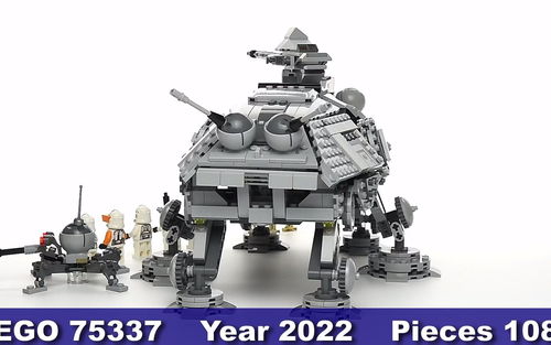 乐高星球大战 AT-TE Walker 75337 速拼
