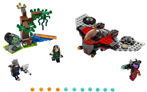 乐高 LEGO 76079 超级英雄 银河护卫队2 掠食者攻击 2017速拼评测