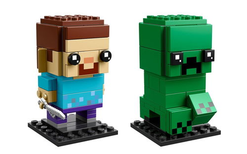 乐高 LEGO 41612 Minecraft 我的世界 方头仔 史蒂夫爬行者 速拼评测
