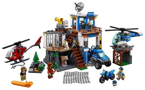 乐高 LEGO 60174 城市系列 山地特警总部 2018速拼评测
