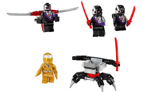 乐高 LEGO 40374 幻影忍者 黄金忍者赞配件套装 2020速拼评测