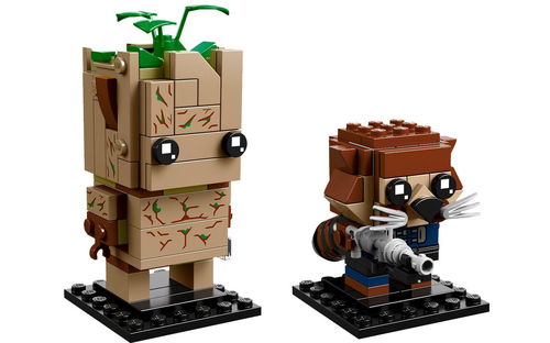 乐高 LEGO 41626 超级英雄 方头仔 格鲁特与火箭浣熊 2018速拼评测