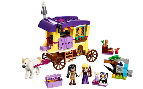 乐高 LEGO 41157 迪士尼公主 长发公主的旅行大篷车 速拼评测
