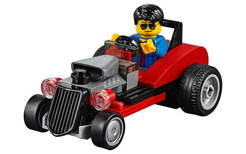 乐高 LEGO 30354 城市系列 加速赛改装车 拼砌包 2017速拼评测