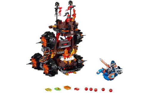 乐高 LEGO 70321 未来骑士团 魔炎上将的末日攻城车 2016速拼评测