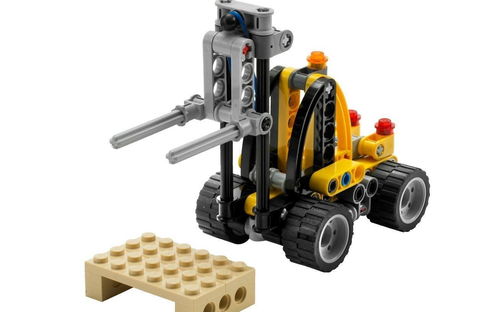 乐高 LEGO 8290 科技机械组 迷你叉车 2008速拼评测