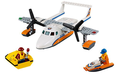 乐高 LEGO 60164 城市系列 海上救援飞机 2017速拼评测