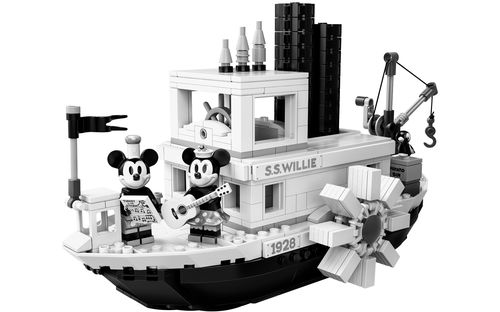 乐高 LEGO 21317 IDEAS系列 迪士尼米奇的威利号汽船 2019速拼评测