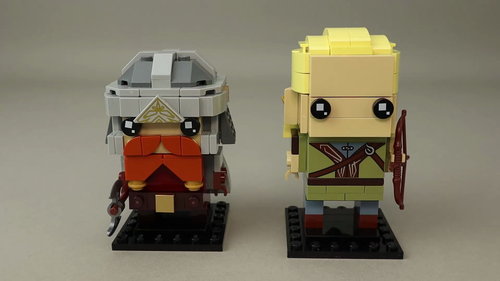乐高方头仔指环王 Legolas & Gimli 40751 评测