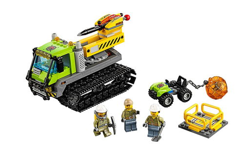 乐高 LEGO 60122 城市系列 火山探险履带式潜孔钻车 2016速拼评测