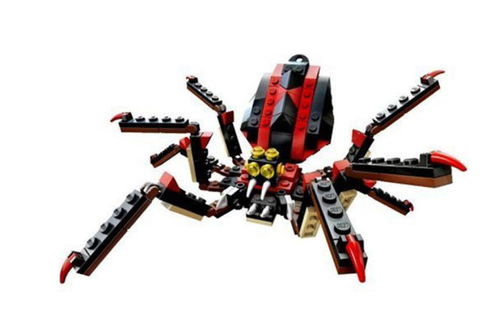 乐高 LEGO 30283 创意百变三合一 史前大蜘蛛  2008速拼评测