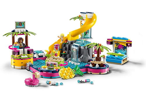 乐高 LEGO 41374 好朋友 安德里亚的泳池派对 2019速拼评测