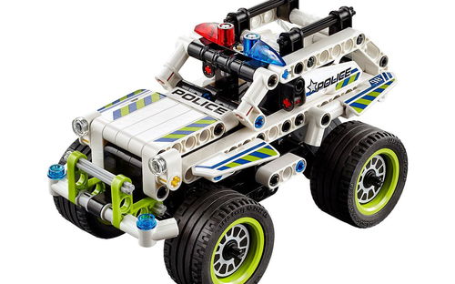 乐高 LEGO 42047 科技机械组 警察拦截冲锋车 回力车 2016速拼评测