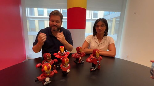 现场直击！设计师介绍乐高 Iron Man MK4 Bust  76327