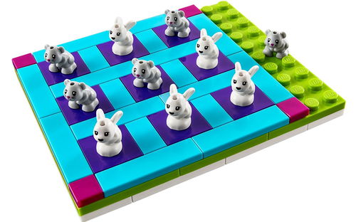 乐高 LEGO 40265 好朋友 动物井字棋 2017速拼评测