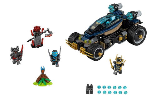 乐高 LEGO 70625 幻影忍者 斯宾吉斯大师武士12连发冲锋车 速拼评测