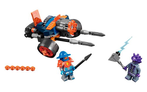 乐高 LEGO 70347 未来骑士团 皇家6连发火炮护卫车 2016速拼评测