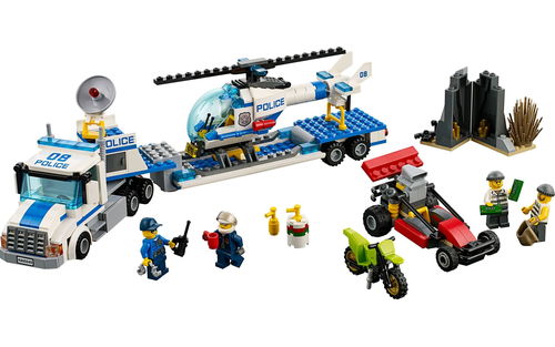 乐高 LEGO 60049 城市系列 警察局直升机运输队 2014速拼评测