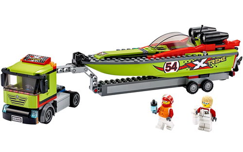 乐高 LEGO 60254 城市系列 赛艇运输车 2020速拼评测