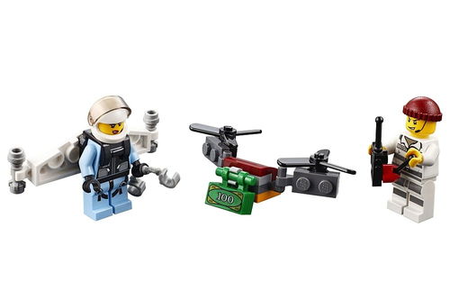 乐高 LEGO 30362 城市系列 空中特警拼砌背包 2019速拼评测