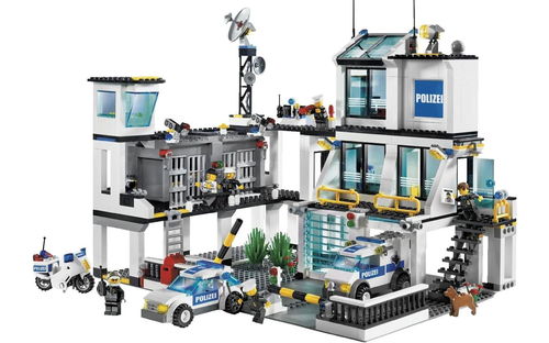 乐高 LEGO 7744 CITY城市系列 警察总局 2008速拼评测