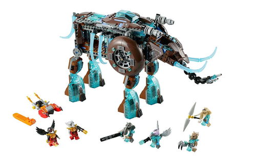 乐高 LEGO 70145 Chima 气功传奇 象女王的寒冰机器猛犸象 2014速拼评测