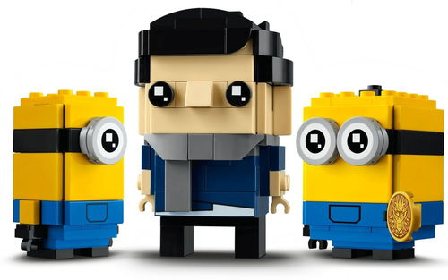 乐高 LEGO 40420 40421 小黄人 格鲁、斯图尔特与奥豆 爆炸头天后、凯文与鲍勃 2021速拼评测