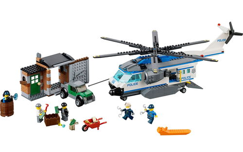 乐高 LEGO 60046 城市系列 警察消防局飞机 2014速拼评测
