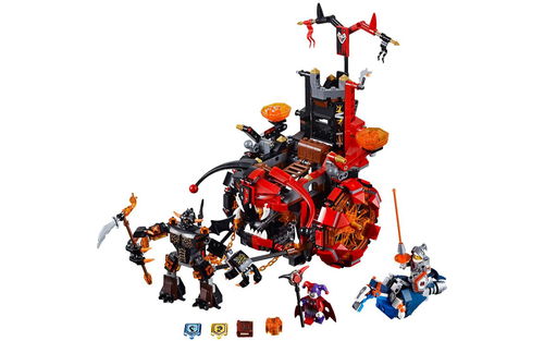 乐高 LEGO 70316 未来骑士团 小丑的巨轮炎魔碉堡 2016速拼评测