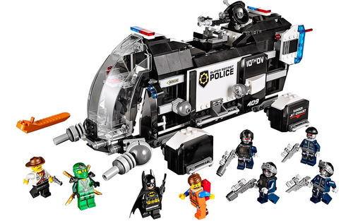 乐高 LEGO 70815 乐高大电影 超级秘密警察运输机 2014速拼评测