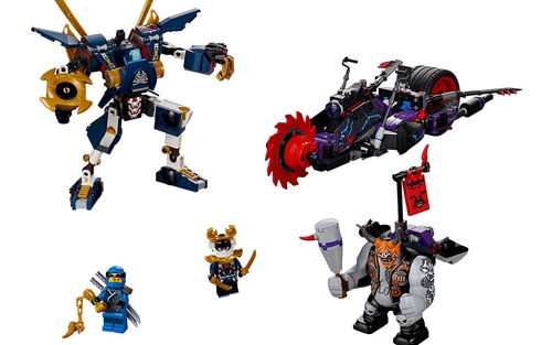 乐高 LEGO 70642 幻影忍者 劳埃德的高速连发夜行战车 拼搭搬砖视频