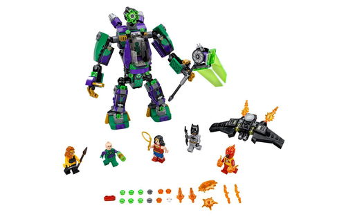 乐高 LEGO 76097 超级英雄 莱克斯·卢瑟机甲追缉令 2018速拼评测