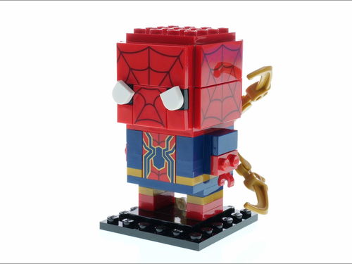 乐高方头仔 Brickheadz 漫威 钢铁蜘蛛侠 Iron Spider Man  40670 速拼