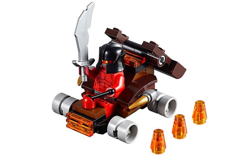 乐高 LEGO 30374 未来骑士团 拼砌包 炎魔战车 速拼评测