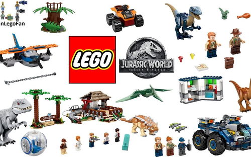 乐高 LEGO 侏罗纪世界新品合集 75942 75939 75940 75941 2020速拼评测
