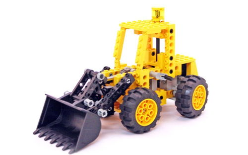 乐高 LEGO 8828 科技机械组 前端装载机 1990速拼评测