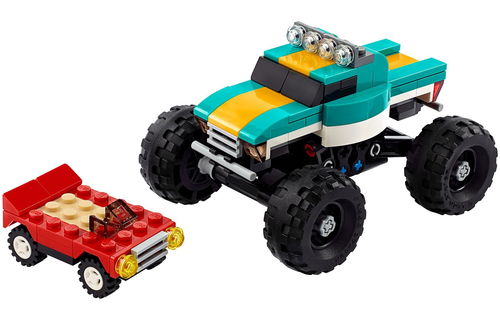 乐高 LEGO 31101 创意百变3合1 怪兽卡车 2020速拼评测