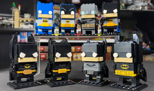 8个老爷一起看！乐高蝙蝠侠方头仔 BrickHeadz 8-in-1 40748 评测